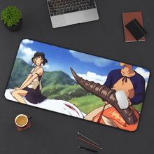 Load image into Gallery viewer, Princess Mononoke Mouse Pad (Desk Mat) On Desk