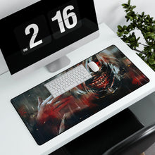 Load image into Gallery viewer, Tokyo Ghoul Ken Kaneki Mouse Pad (Desk Mat) With Laptop