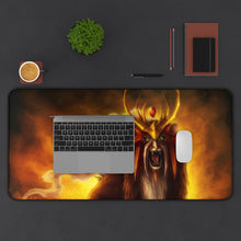 Load image into Gallery viewer, The holy guardian of the sacred fire Mouse Pad (Desk Mat) With Laptop
