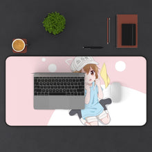 Load image into Gallery viewer, Cells At Work Mouse Pad (Desk Mat) With Laptop