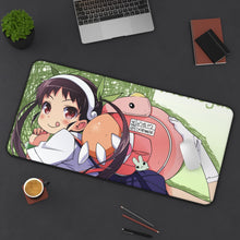 Load image into Gallery viewer, Mayoi the Crayon Snail Mouse Pad (Desk Mat) On Desk