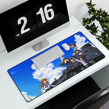 Load image into Gallery viewer, Girls und Panzer Mouse Pad (Desk Mat) With Laptop