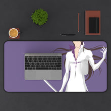 Load image into Gallery viewer, Sōsuke Aizen Mouse Pad (Desk Mat) With Laptop