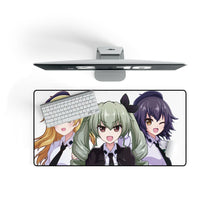 Load image into Gallery viewer, Girls und Panzer Mouse Pad (Desk Mat) On Desk