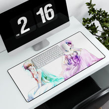 Load image into Gallery viewer, Mirai Nikki Yuno Gasai Mouse Pad (Desk Mat) With Laptop