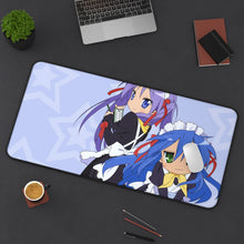 Load image into Gallery viewer, Lucky Star Konata Izumi, Kagami Hiiragi Mouse Pad (Desk Mat) On Desk
