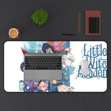 Load image into Gallery viewer, Little Witch Academia Atsuko Kagari, Sucy Manbavaran, Diana Cavendish, Akko Kagari, Amanda O'neill Mouse Pad (Desk Mat) With Laptop