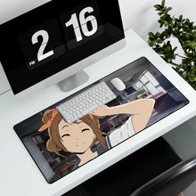 Load image into Gallery viewer, Misaki Sawakiguchi Smile Mouse Pad (Desk Mat) With Laptop