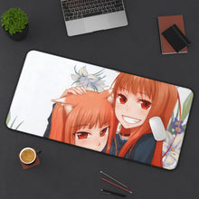 Load image into Gallery viewer, Spice And Wolf Mouse Pad (Desk Mat) On Desk