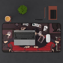 Load image into Gallery viewer, Mob Psycho 100 Arataka Reigen, Shigeo Kageyama, Ekubo, Ritsu Kageyama Mouse Pad (Desk Mat) With Laptop