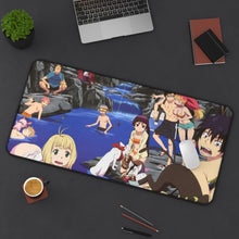 Load image into Gallery viewer, Blue Exorcist Mouse Pad (Desk Mat) On Desk
