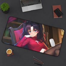 Load image into Gallery viewer, Rin Tohsaka Mouse Pad (Desk Mat) On Desk