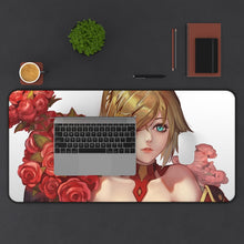 Load image into Gallery viewer, Fate/Apocrypha Saber Of Red Mouse Pad (Desk Mat) With Laptop