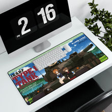 Load image into Gallery viewer, Girls und Panzer Mouse Pad (Desk Mat) With Laptop