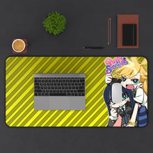 Load image into Gallery viewer, Panty & Stocking with Garterbelt Stocking Anarchy, Panty Anarchy, Chuck, Panty Stocking With Garterbelt Mouse Pad (Desk Mat) With Laptop