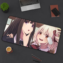 Load image into Gallery viewer, Lycoris Recoil Takina Inoue, Chisato Nishikigi Mouse Pad (Desk Mat) On Desk