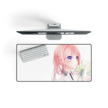 Load image into Gallery viewer, Love and Lies Mouse Pad (Desk Mat) On Desk