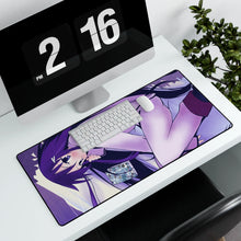 Load image into Gallery viewer, Hanbun no Tsuki ga Noboru Sora Mouse Pad (Desk Mat) With Laptop
