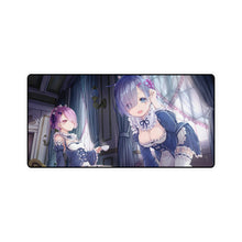 Load image into Gallery viewer, Rem, Ram, Anime, Girls, Maid, Re:Zero, Mouse Pad (Desk Mat)