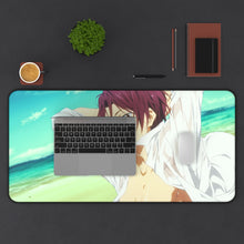 Load image into Gallery viewer, Free! Rin Matsuoka Mouse Pad (Desk Mat) With Laptop