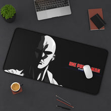 Load image into Gallery viewer, Saitama Mouse Pad (Desk Mat) On Desk