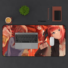 Load image into Gallery viewer, The Quintessential Quintuplets Miku Nakano, Itsuki Nakano, Nino Nakano, Yotsuba Nakano, Ichika Nakano Mouse Pad (Desk Mat) With Laptop