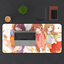 Load image into Gallery viewer, Morino Kirin, Machiko Ryou, Shiina Mouse Pad (Desk Mat) With Laptop