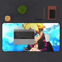 Load image into Gallery viewer, Boruto Mouse Pad (Desk Mat) With Laptop