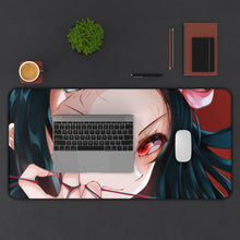 Load image into Gallery viewer, Nezuko Kamado Mouse Pad (Desk Mat) With Laptop