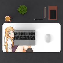 Load image into Gallery viewer, Gamers! Karen Tendou Mouse Pad (Desk Mat) With Laptop