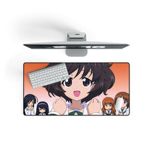 Load image into Gallery viewer, Girls und Panzer Mouse Pad (Desk Mat) On Desk