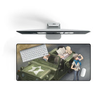 Load image into Gallery viewer, Girls und Panzer Mouse Pad (Desk Mat) On Desk