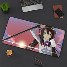 Load image into Gallery viewer, Infinite Stratos Houki Shinonono Mouse Pad (Desk Mat) On Desk