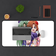 Load image into Gallery viewer, When They Cry Mouse Pad (Desk Mat) With Laptop