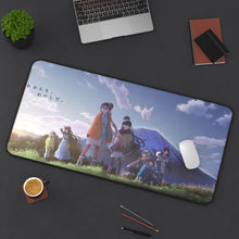 Load image into Gallery viewer, Heya Camp Mouse Pad (Desk Mat) On Desk