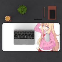 Load image into Gallery viewer, Gabriel DropOut Gabriel Tenma White Mouse Pad (Desk Mat) With Laptop
