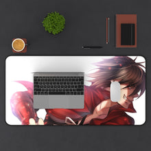 Load image into Gallery viewer, Drifters Toyohisa Shimazu Mouse Pad (Desk Mat) With Laptop