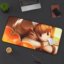 Load image into Gallery viewer, Spice And Wolf Mouse Pad (Desk Mat) On Desk