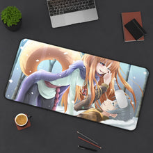 Load image into Gallery viewer, Spice And Wolf Mouse Pad (Desk Mat) On Desk