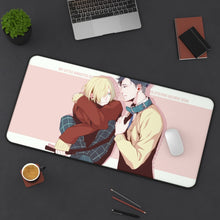 Load image into Gallery viewer, Yuri!!! On Ice Yuri Plisetsky, Otabek Altin Mouse Pad (Desk Mat) With Laptop