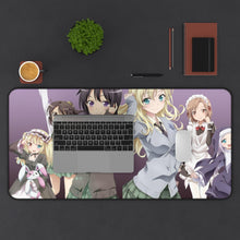 Load image into Gallery viewer, Boku Wa Tomodachi Ga Sukunai Sena Kashiwazaki, Yozora Mikazuki, Kobato Hasegawa, Rika Shiguma, Maria Takayama Mouse Pad (Desk Mat) With Laptop