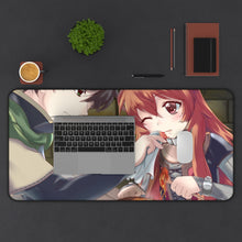 Load image into Gallery viewer, Raphtalia & Naofumi Mouse Pad (Desk Mat) With Laptop