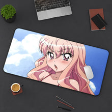 Load image into Gallery viewer, Zero No Tsukaima Mouse Pad (Desk Mat) On Desk