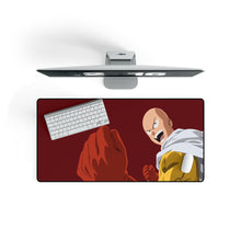 Load image into Gallery viewer, Saitama Mouse Pad (Desk Mat) On Desk