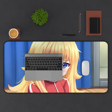 Load image into Gallery viewer, Gabriel DropOut Gabriel Tenma White Mouse Pad (Desk Mat) With Laptop