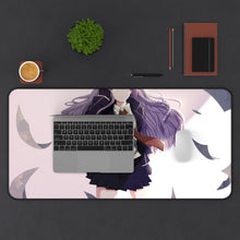 Load image into Gallery viewer, Kyōko Kirigiri Mouse Pad (Desk Mat) With Laptop
