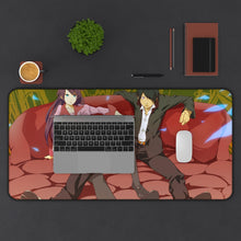 Load image into Gallery viewer, Monogatari (Series) Mouse Pad (Desk Mat) With Laptop