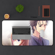 Load image into Gallery viewer, Steins;Gate Kurisu Makise Mouse Pad (Desk Mat) With Laptop