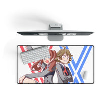 Load image into Gallery viewer, Darling in the FranXX Mouse Pad (Desk Mat) On Desk