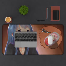 Load image into Gallery viewer, Laid-Back Camp by Mouse Pad (Desk Mat) With Laptop